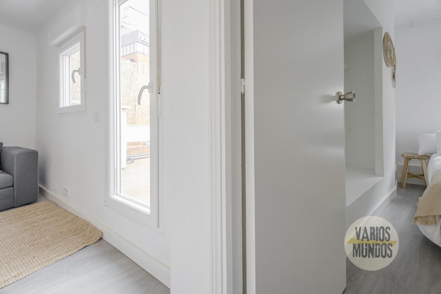 Atico Calle Silva Para 3Pax Con Terraza Esquina Con Gran Via E2 Madrid Exteriör bild